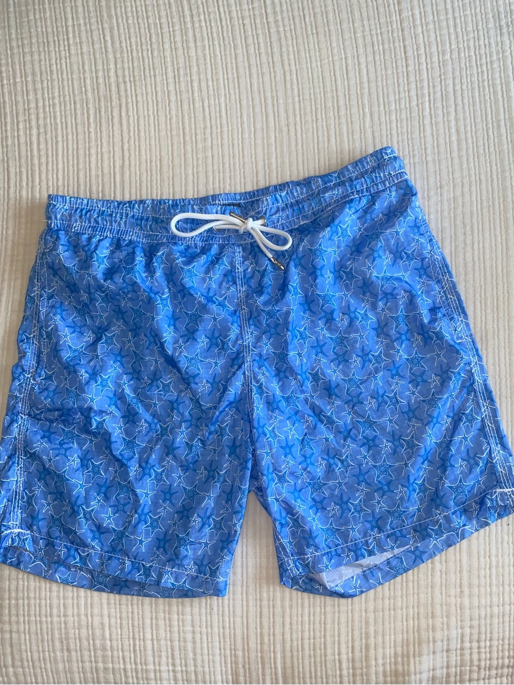 Slate & Stone Men’s Blue Starfish Swim Trunks – Size L